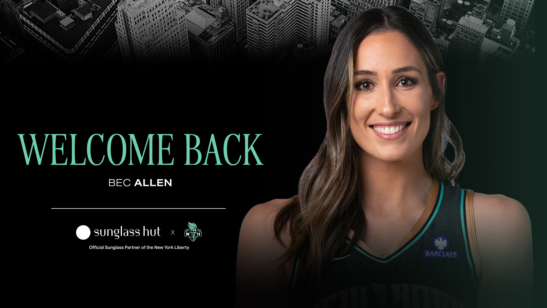New York Liberty Sign Rebecca Allen